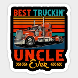 Truckin Uncle Ever Sticker